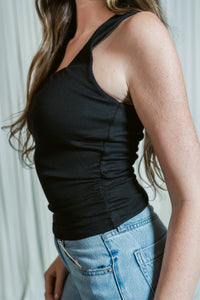Maribel Sqaure Neck Ultra Ribbed Tank