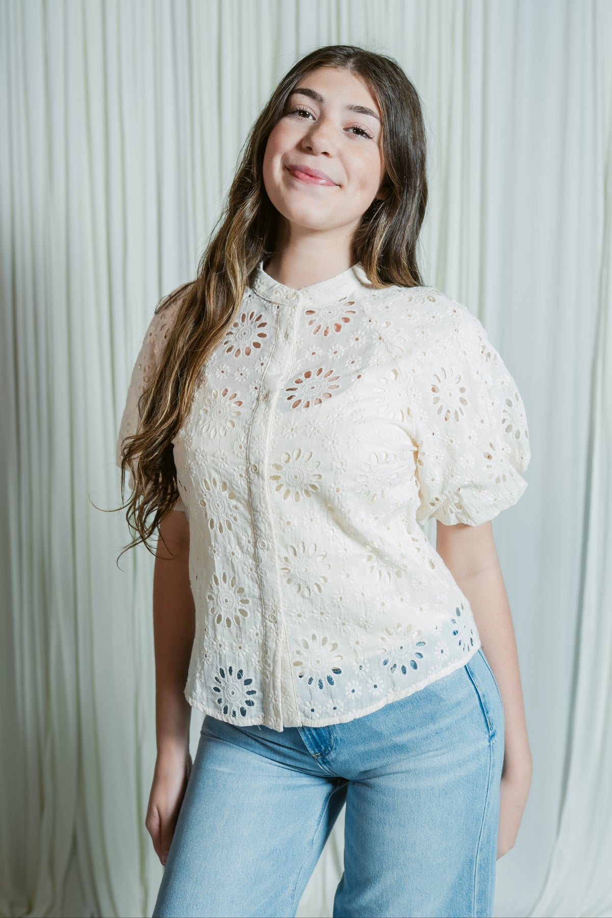 Ellison Eyelet Blouse