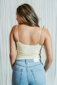 Bloom Floral Textured Lace Cami