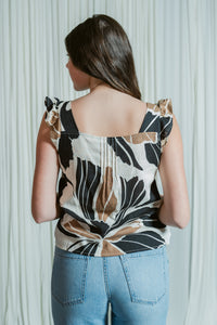 Within Time Button Linen Blouse