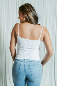 Niki's Clean Line Square Neck Cami