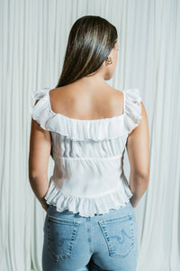 Sweet Breeze Ruffle Blouse
