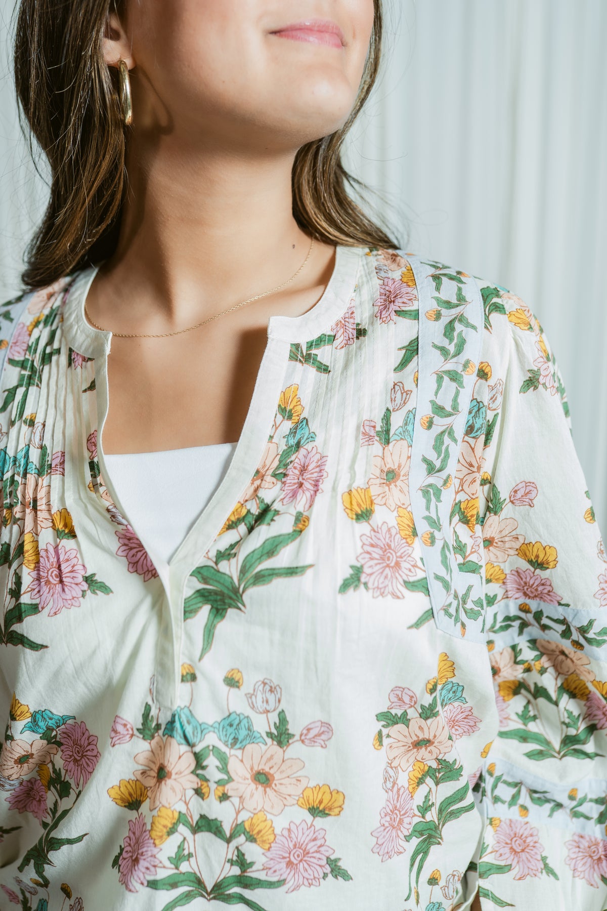 Valley Bloom Long Sleeve Blouse