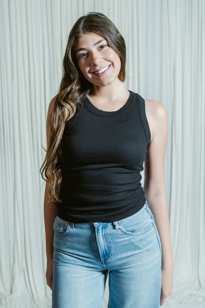 Gina Binding Crop Tank Top