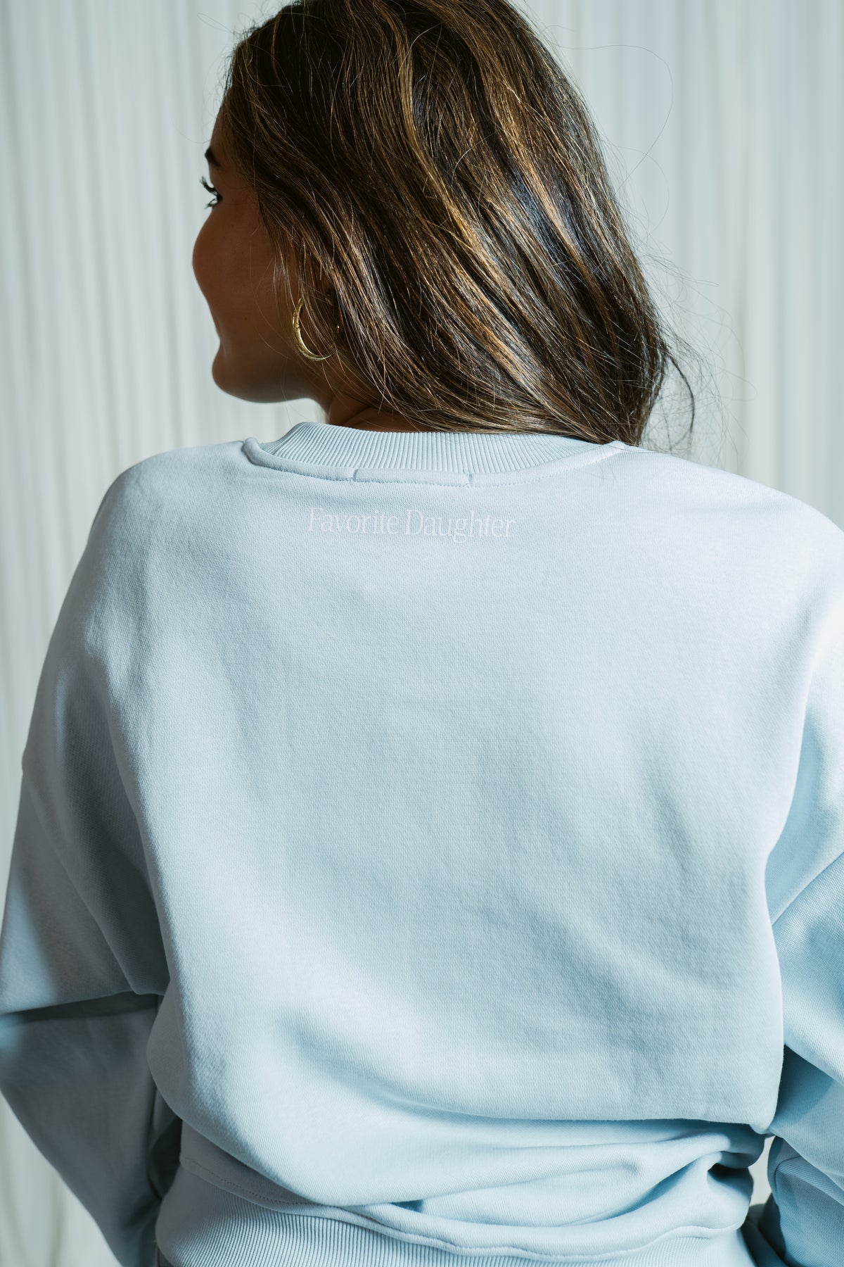 The Favorite Bridesmaid Oversized Crewneck W/ Heart Sleeve