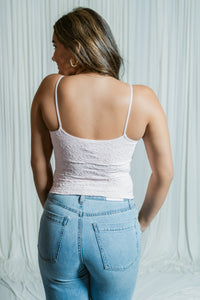Bloom Floral Textured Lace Cami