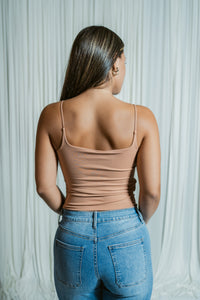 Niki's Clean Line Square Neck Cami