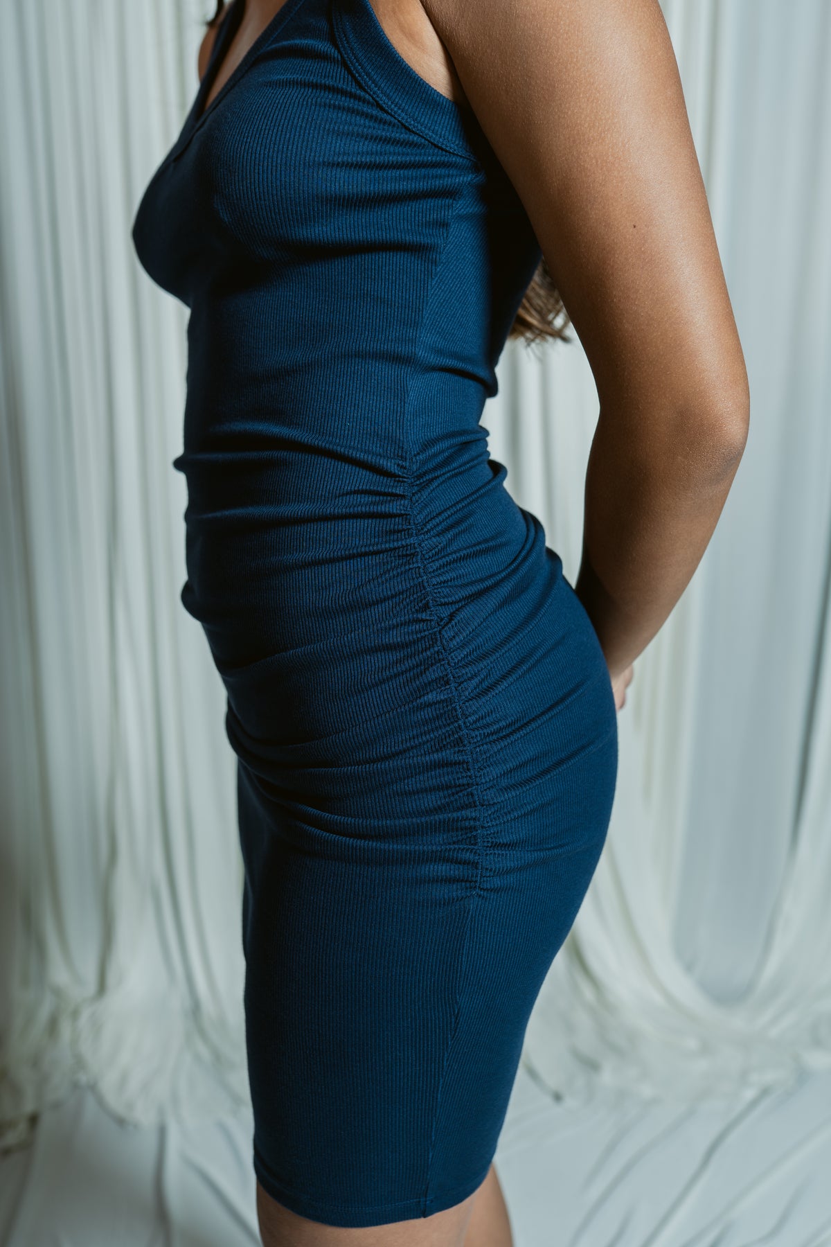 Esme Above the Knee Midi Dress
