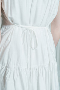 Coastal Crush Ruffle Strap Mini Dress W/ Waist Tie