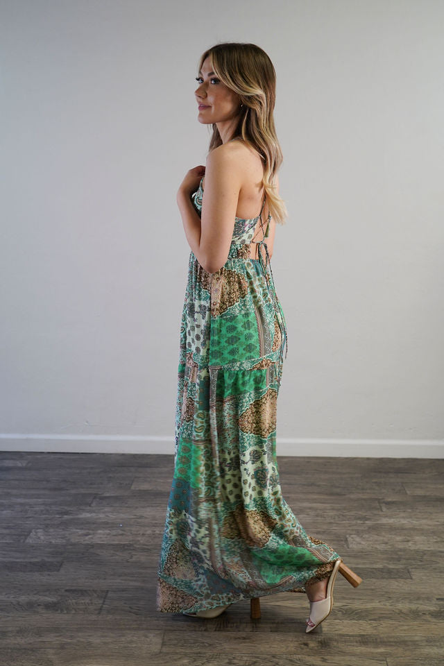 Patchwork Maxi Dress Patchwork Maxi Dress