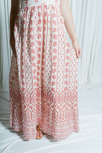 Santa Barbara Dreamin' Floral Tie Shoulder Maxi Dress