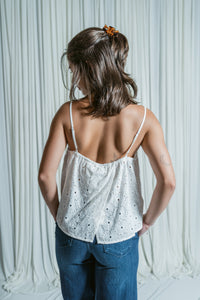 The Bluebell Elsie Eyelet Tank Top