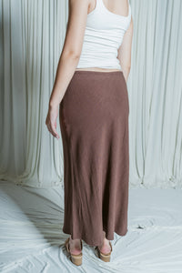 Easy Living Linen Midi Skirt