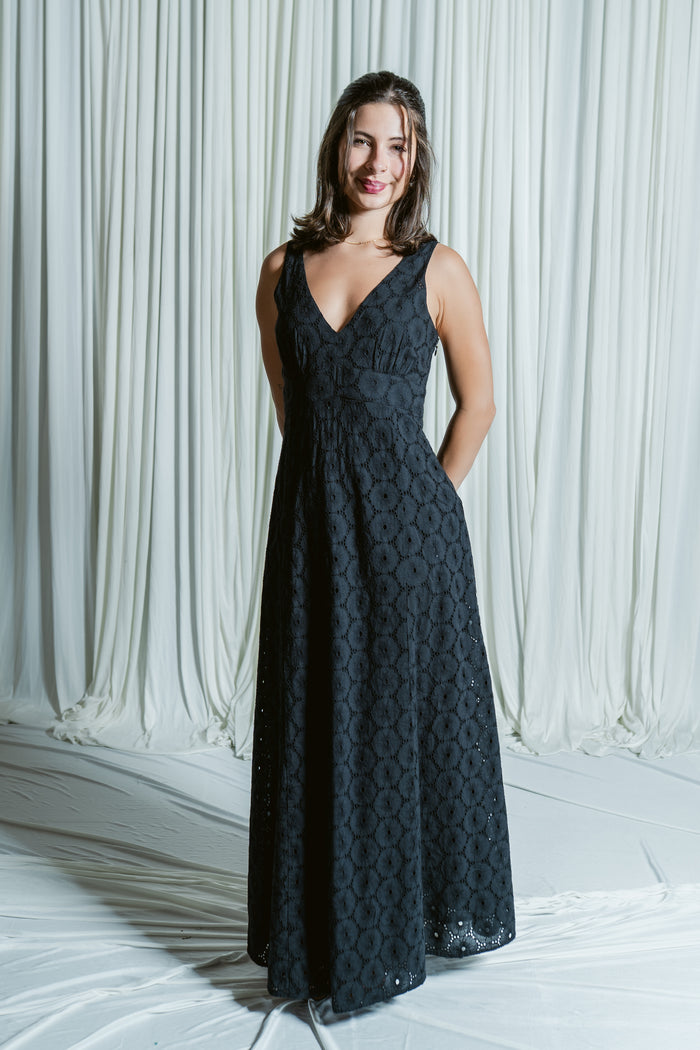 Marielle's Summer Date Night Eyelet Dress