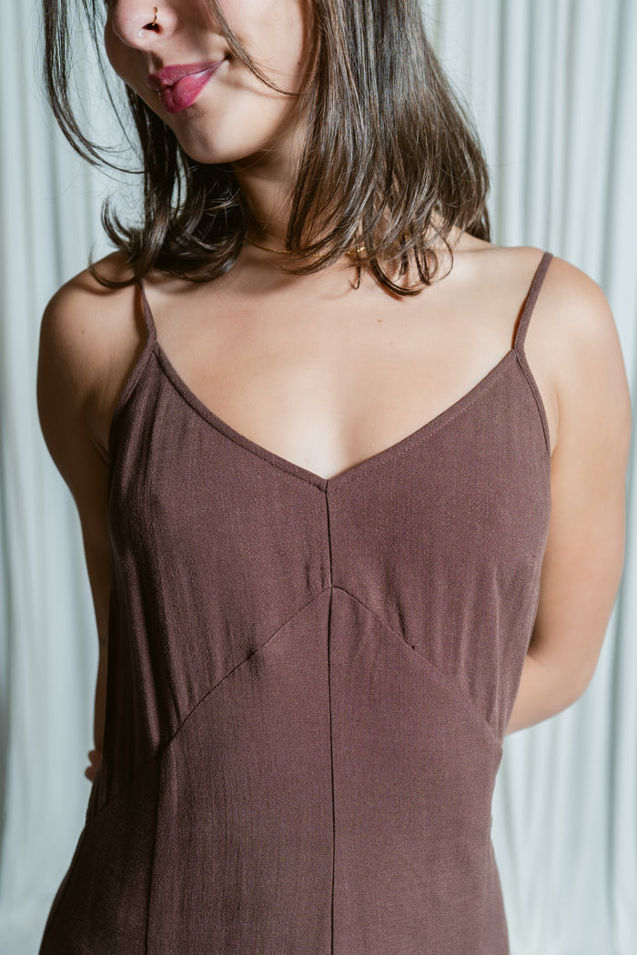 Virginia's Morning Market Linen Dress