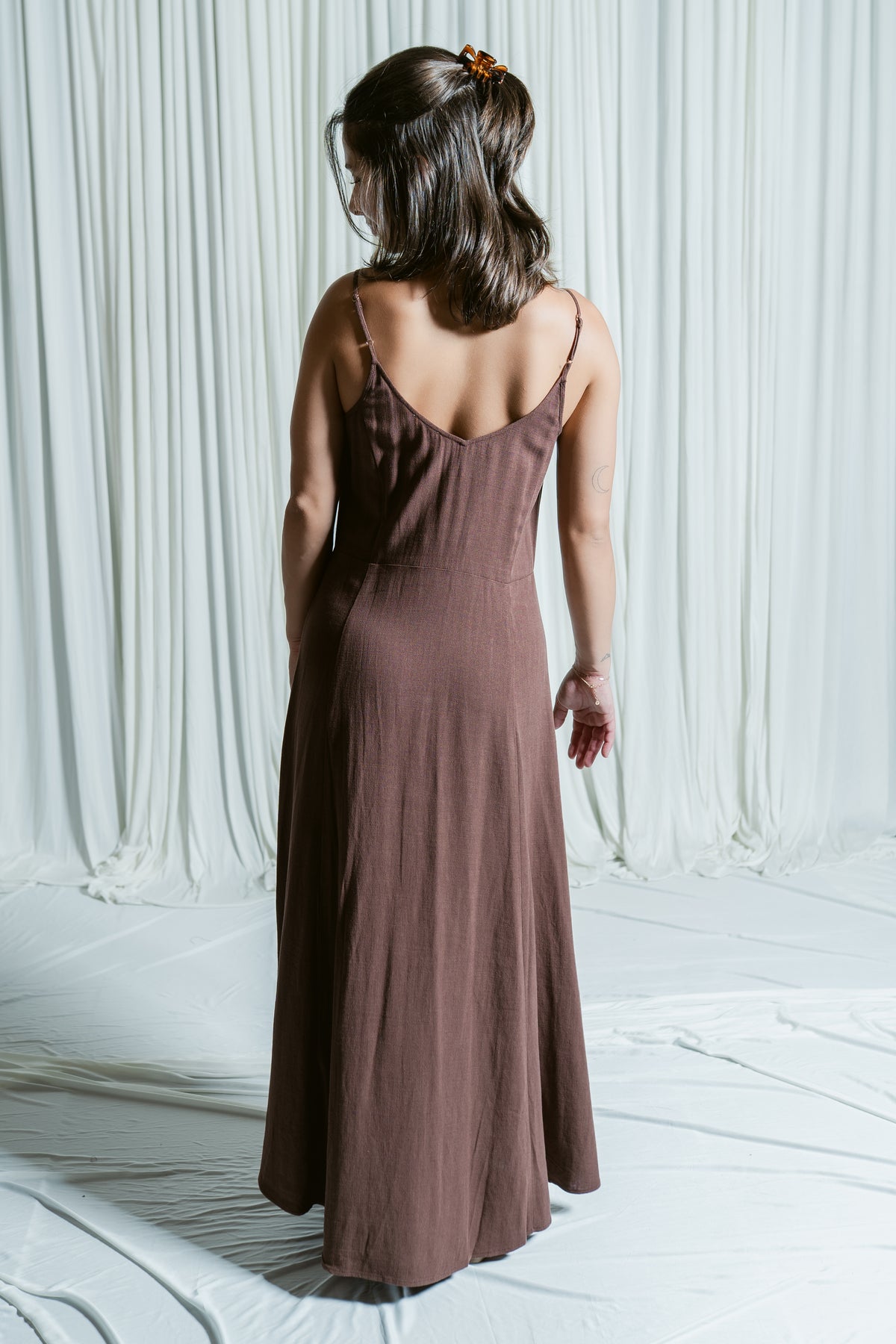 Virginia's Morning Market Linen Dress