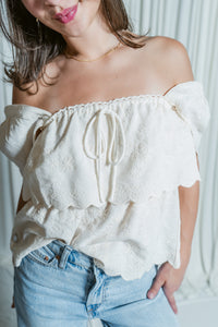 Honey Meadow Ruffle Tiered Top