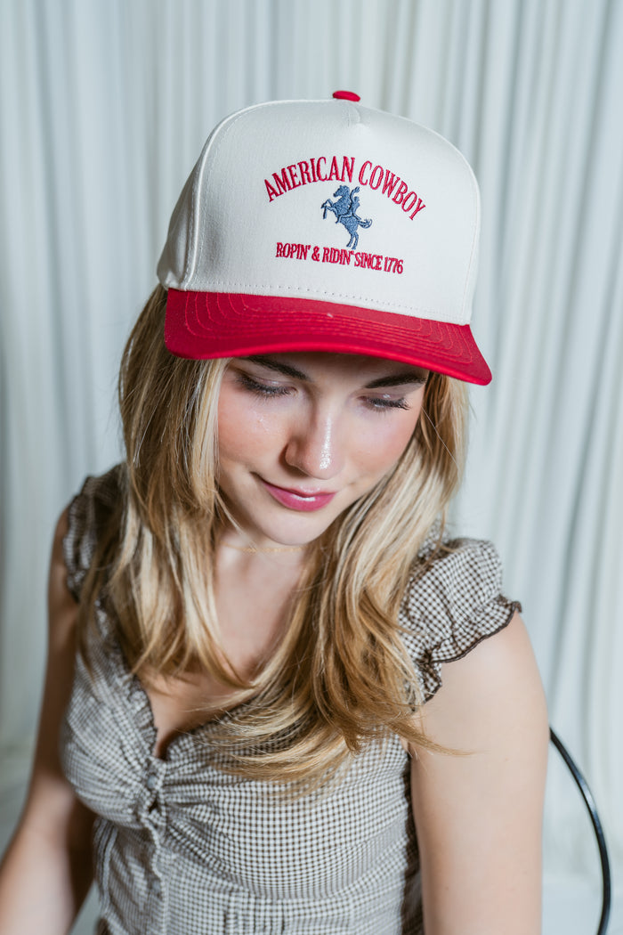 American Cowboy Trucker Hat