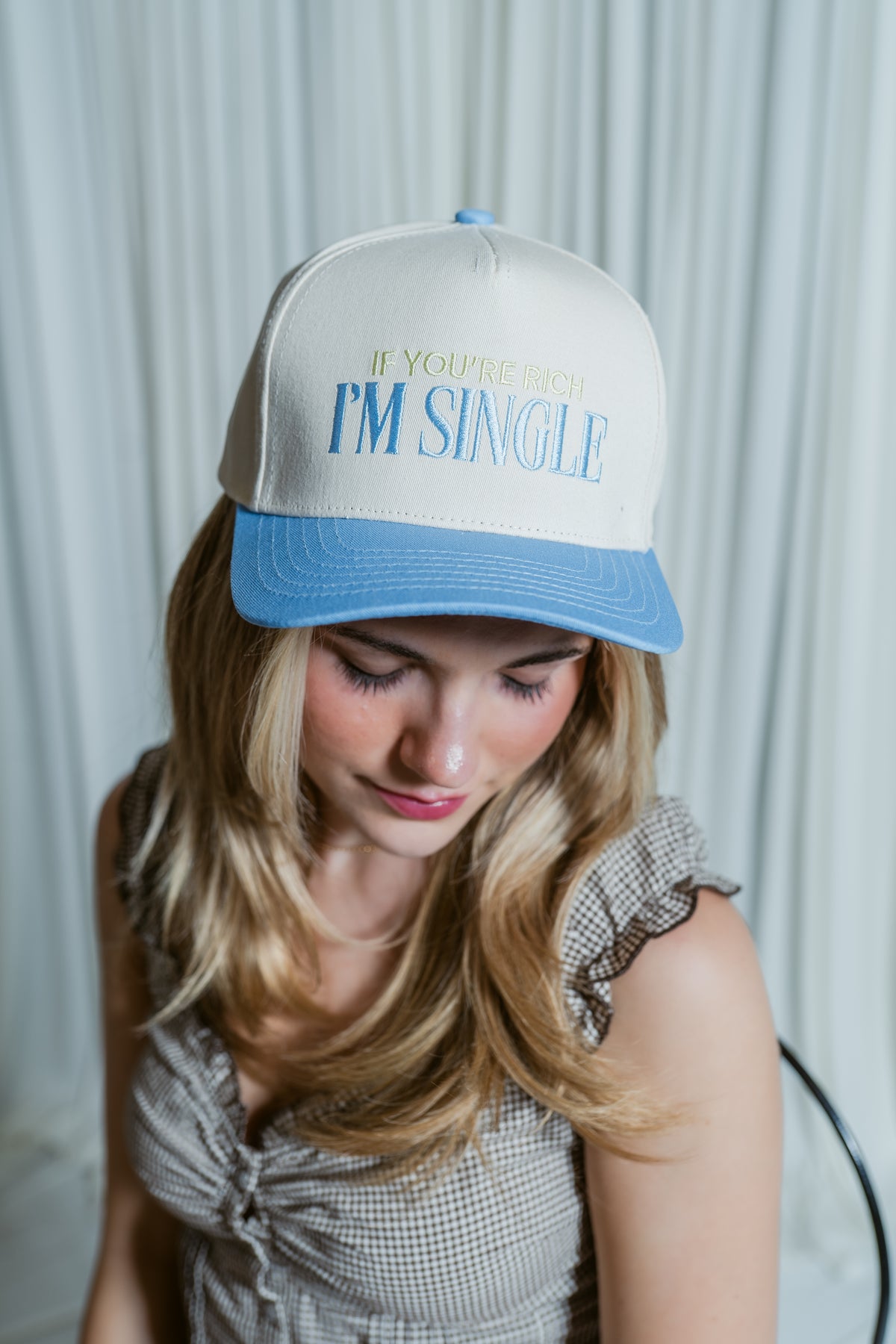 If Your Rich, I'm Single Trucker Hat