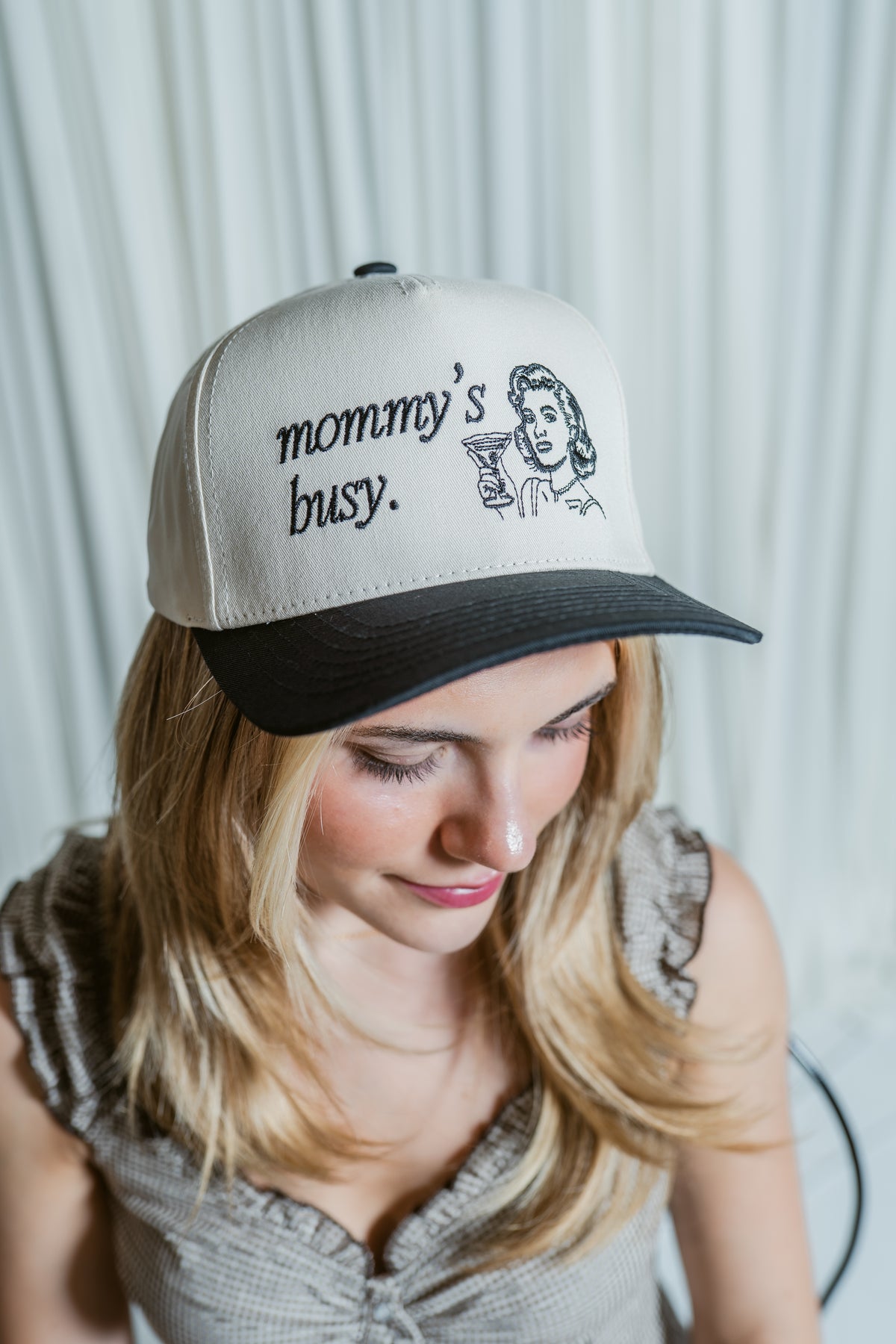 Mommy's Busy Trucker Hat
