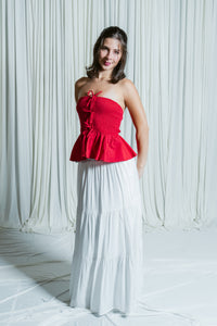 Sweetheart Lane Smocked Tube Top