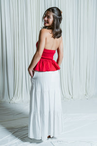 Flowers In Your Hair Tiered Maxi Skirt