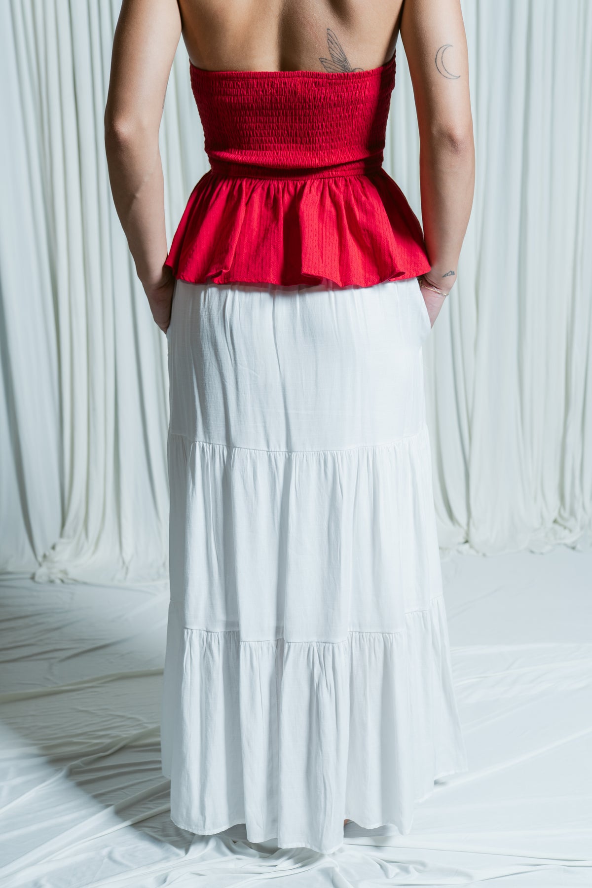 Flowers In Your Hair Tiered Maxi Skirt