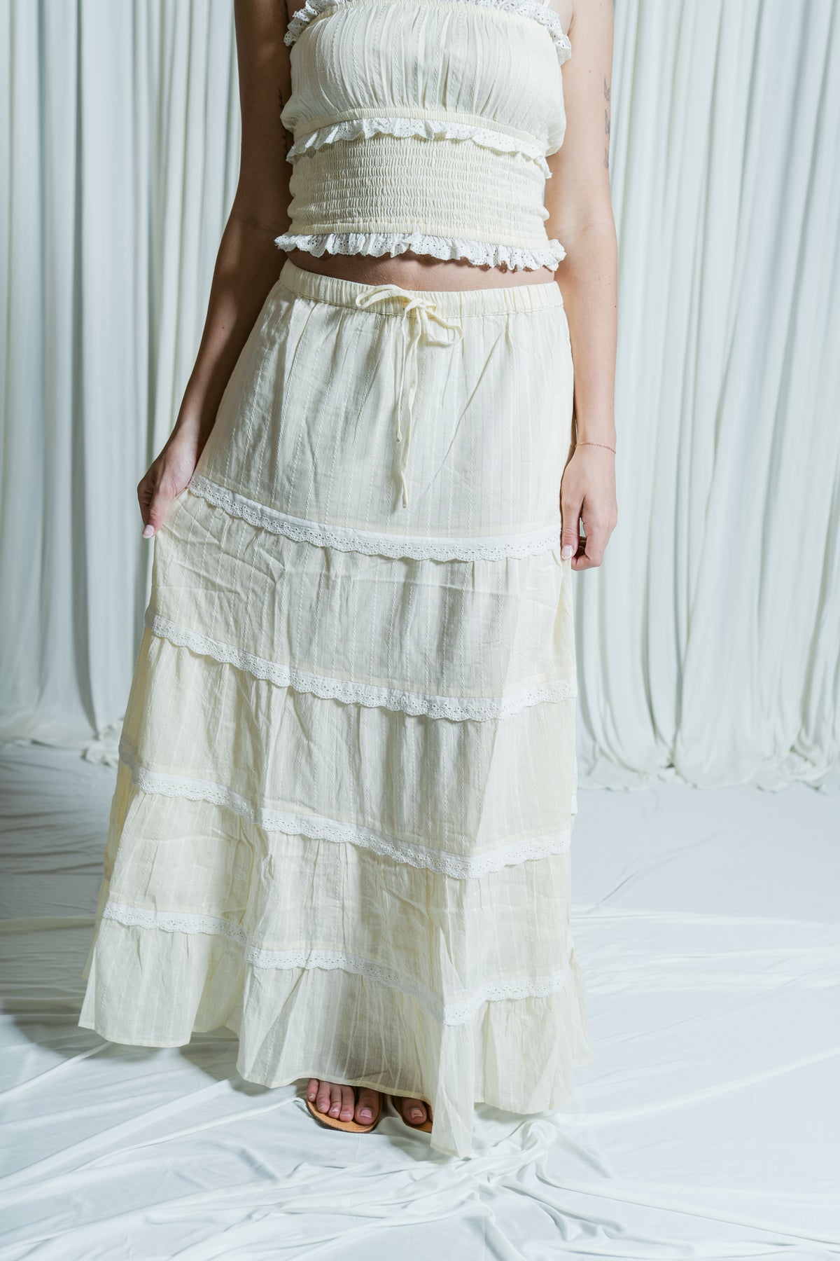 Wild Orchid Maxi Skirt