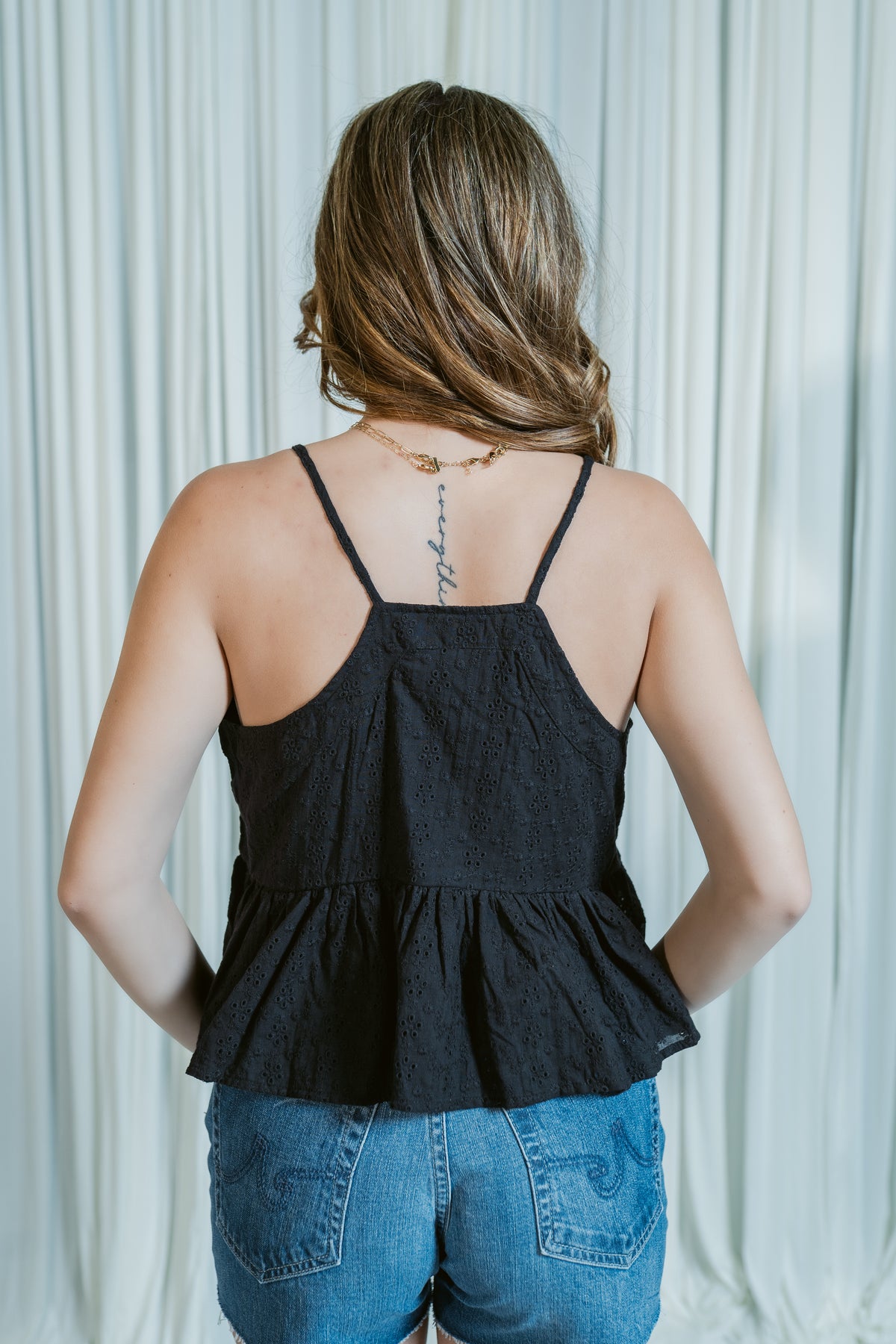 Daisy Lane Eyelet Tank Top
