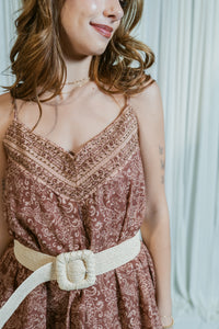 Coastal V-neck Maxi Dress