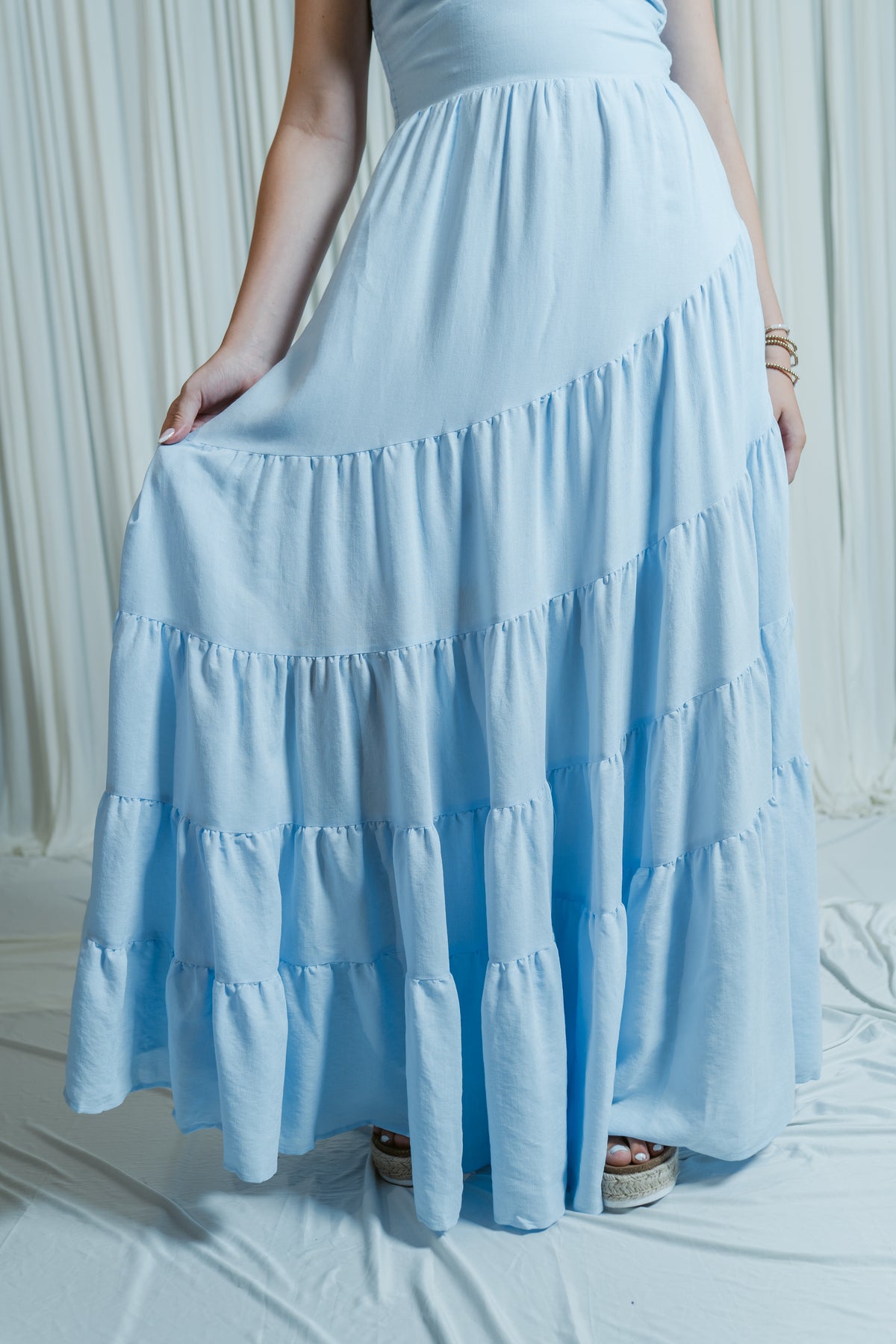 Selling Sunset Tiered Maxi Dress