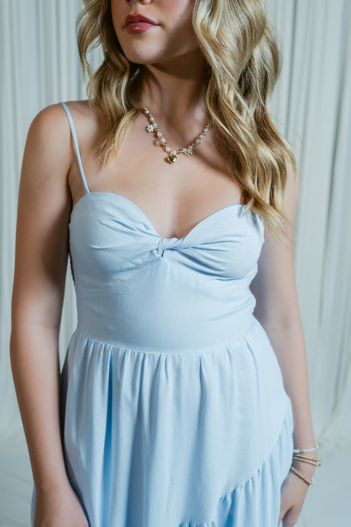Selling Sunset Tiered Maxi Dress