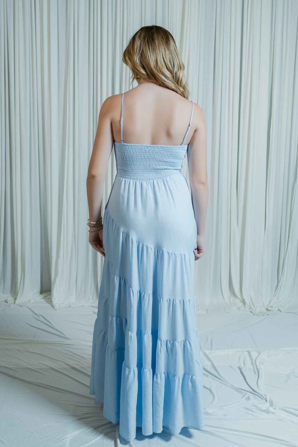 Selling Sunset Tiered Maxi Dress