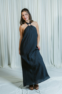Breezy Bay Halter Maxi Dress