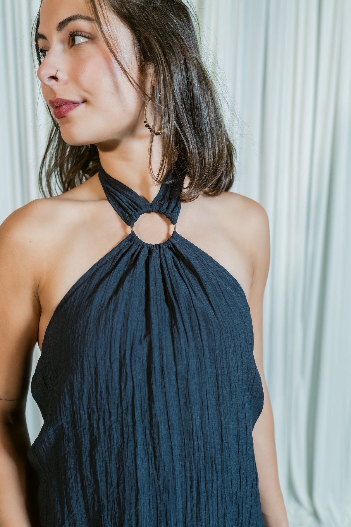 Breezy Bay Halter Maxi Dress