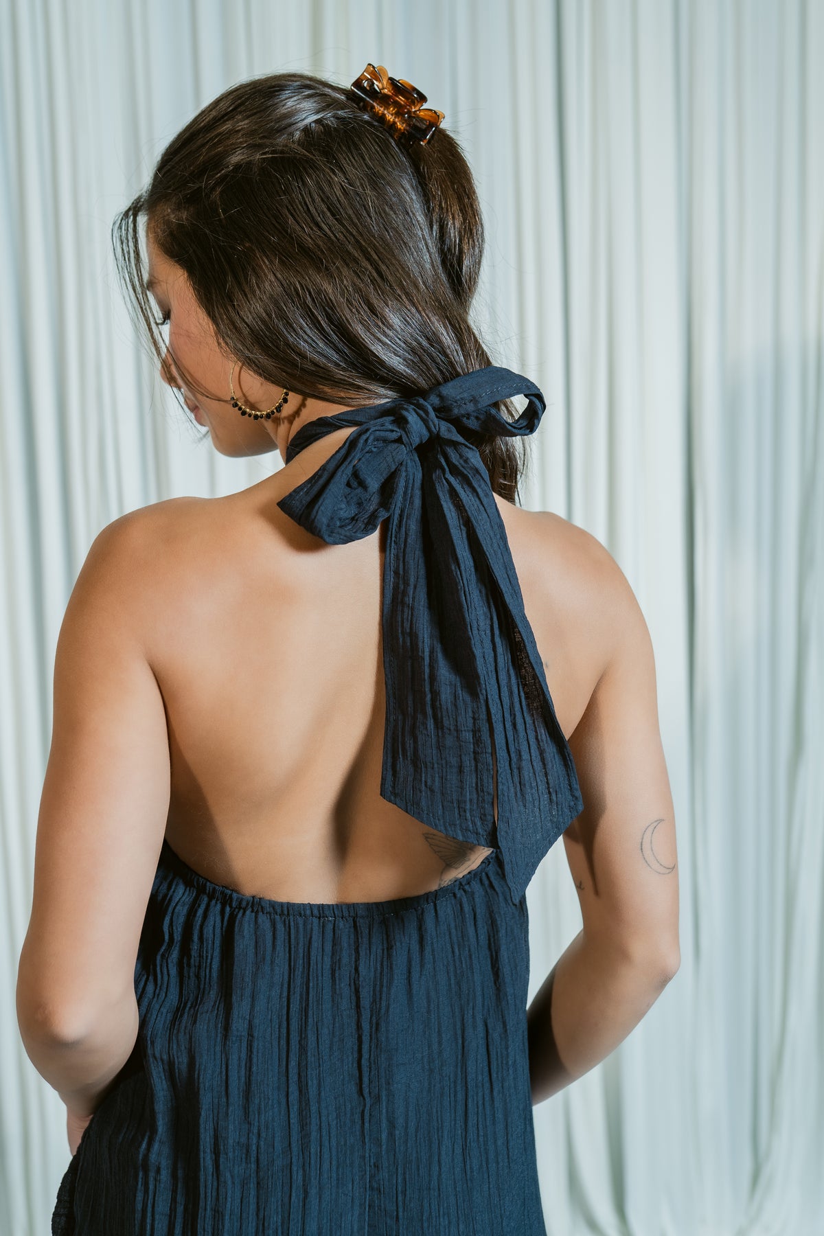 Breezy Bay Halter Maxi Dress