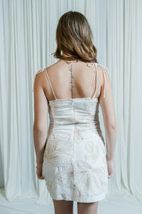 Dune Daydream Embroidered Tie Strap Cami Mini Dress