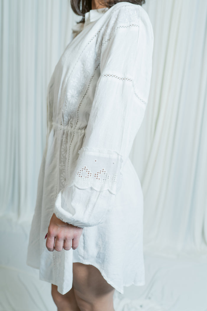 Lali Cotton Coverup W/ Lace Detailing