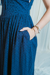 Stasia V-Neck Front Tie Maxi Dress