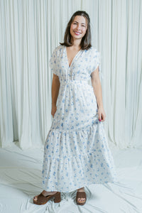 Bluebell Breeze Tiered Maxi Dress