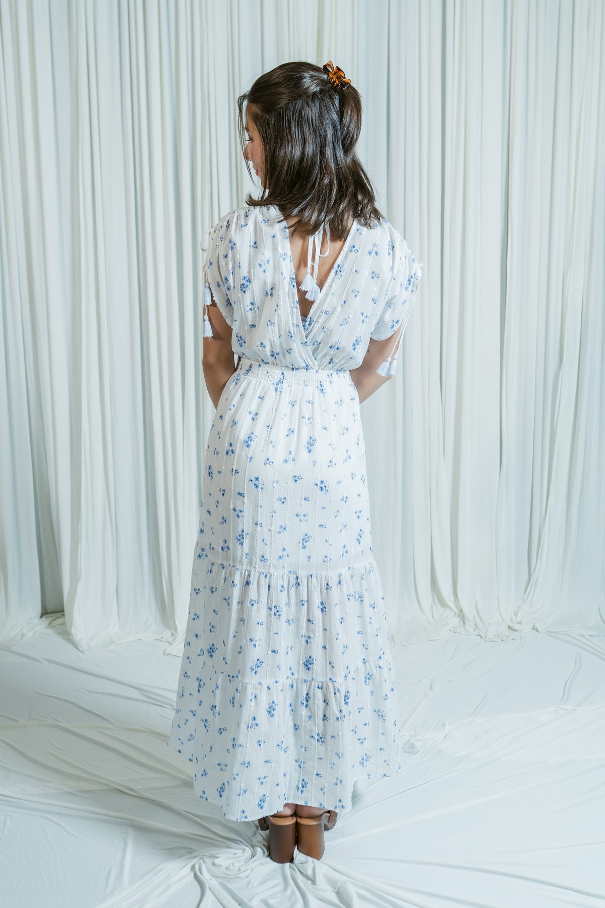Bluebell Breeze Tiered Maxi Dress