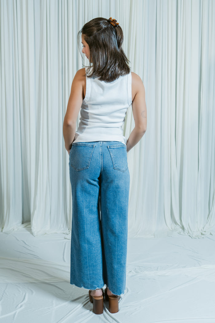 Lana Crop High Rise Ultra Wide Leg