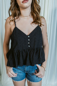Daisy Lane Eyelet Tank Top