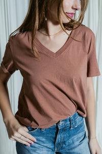 I Love Lucy Cotton V- Neck T-Shirt