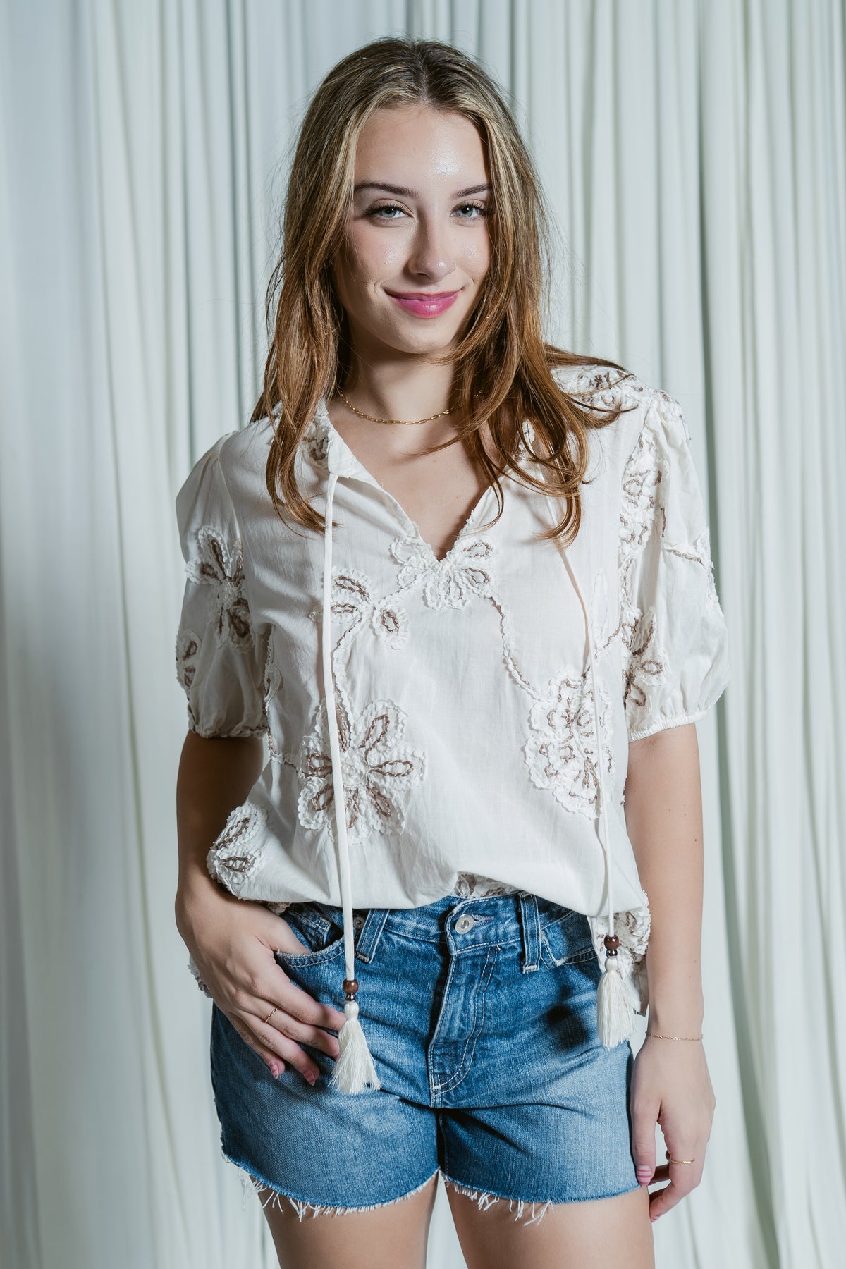 Ocean Bloom Blouse