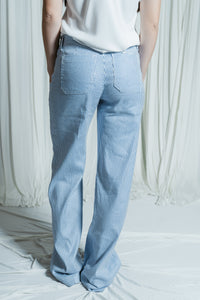 Hampton Days Patch Pocket Wide Leg Linen Pants