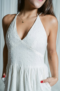 Majorca Eyelet Tiered Maxi Dress