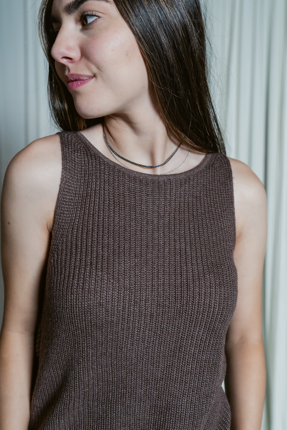 Kelsie Knit Twist Tank Top