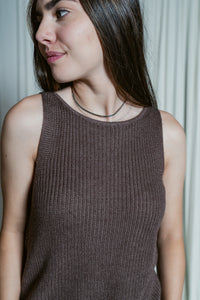 Kelsie Knit Twist Tank Top
