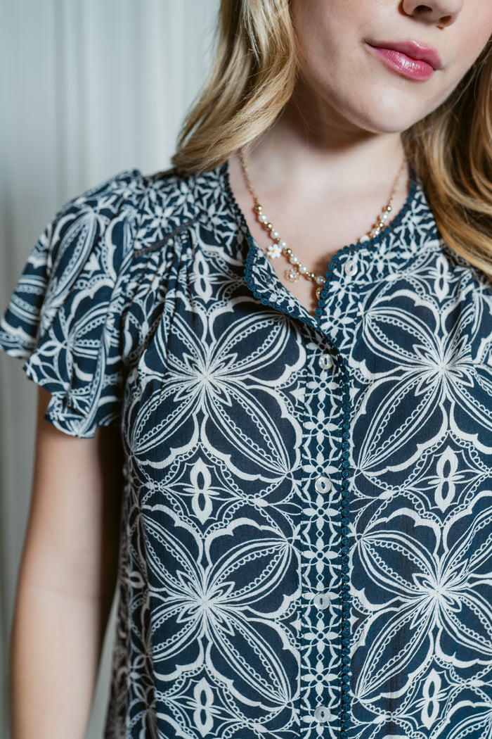 Fleur de Lune Blouse